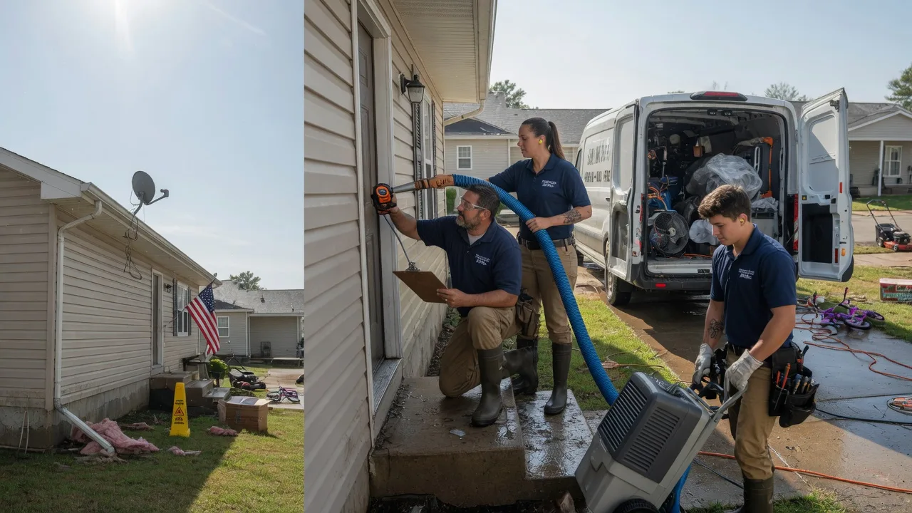 Ceiling Water Damage Restoration in Cherryville, MO near me